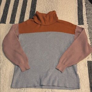 Anthropologie Multicolor Turtleneck Sweater (excellent condition, didn't fit)